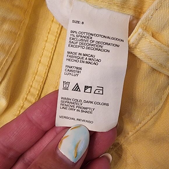 Tommy Hilfiger canary yellow jeans - Picture 8 of 13
